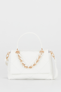 Cassie Quilted Small Flapover Bag