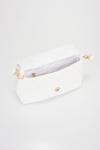Cassie Quilted Small Flapover Bag