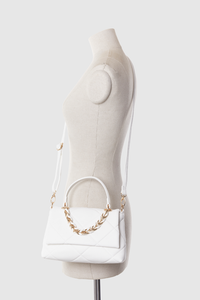 Cassie Quilted Small Flapover Bag