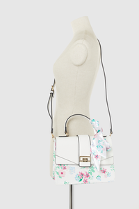 Floral Top Handle Bag