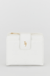 Logo Embossed Small Wallet