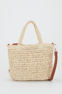 Straw Mini Shopper Bag