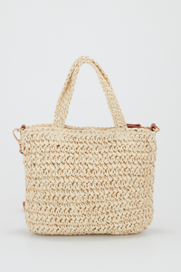 Straw Mini Shopper Bag