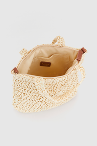Straw Mini Shopper Bag
