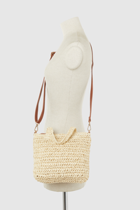Straw Mini Shopper Bag