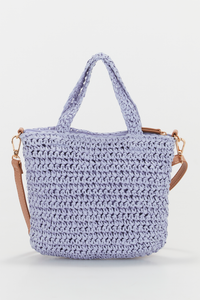 Straw Mini Shopper Bag