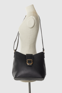 Buckle Tabover Bucket Bag