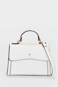 Embossed Top Handle Bag