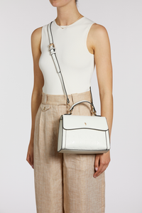 Embossed Top Handle Bag