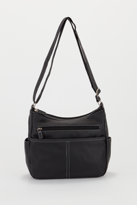 Contrast Stitch Crossbody Bag