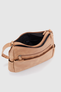 Contrast Stitch Crossbody Bag