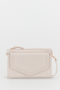 Whipstich Detail Crossbody Bag