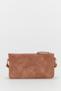 Floral Embossed Crossbody Bag