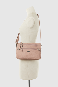 Ring 3 Zip Small Crossbody Bag