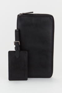 Leather Travel Wallet & Lug Tag