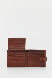 Leather Wallet & Key Fob Set