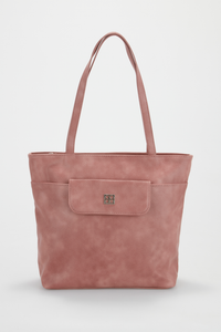 Flap Pocket Tote Bag
