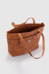 Flap Pocket Tote Bag