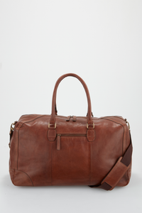 Harris Leather Weekender