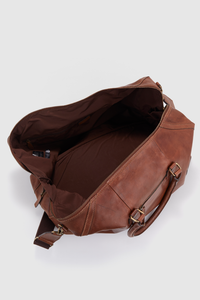 Harris Leather Weekender