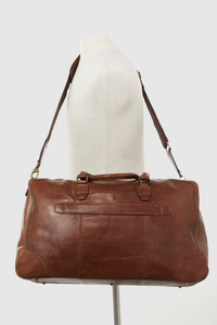 Harris Leather Weekender