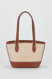 Straw Mini Tote Bag