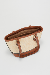 Straw Mini Tote Bag