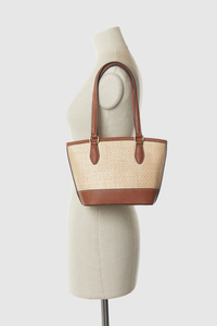 Straw Mini Tote Bag