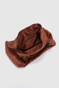 Vince Leather Weekender