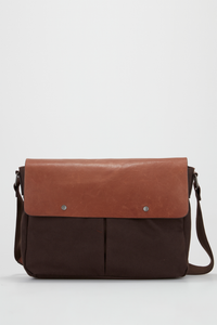 Vince Leather Satchel