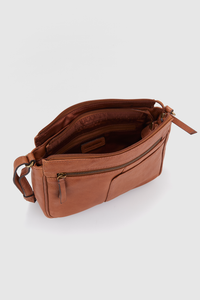 Abi Leather Crossbody Bag