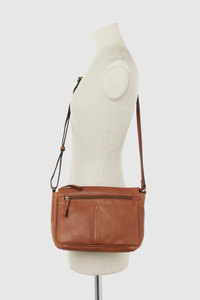 Abi Leather Crossbody Bag