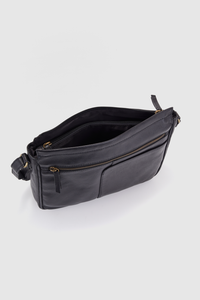 Abi Leather Large Crossbody Bag
