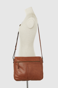 Abi Leather Large Crossbody Bag
