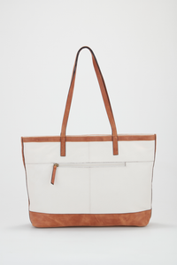 Baz Leather Tote Bag