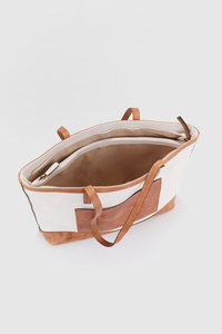 Baz Leather Tote Bag