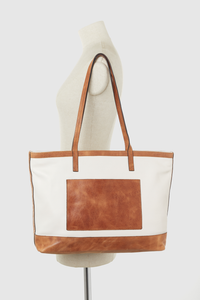 Baz Leather Tote Bag