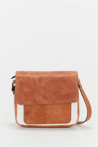 Baz Leather Flapover Bag