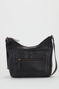 Cai Leather Scoop Crossbody Bag
