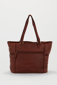 Tia Leather Tote Bag