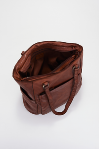 Tia Leather Tote Bag