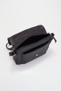 Tia Leather Flapover Bag