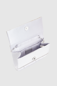 Sylvie Diamante & Pearl Clutch Bag