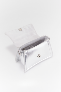 Giselle Metalic Top Handle Bag