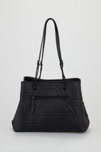 Astrid Quilted Zip Tote Bag