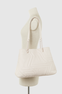 Astrid Quilted Zip Tote Bag