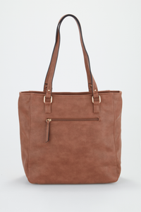 Zip Detail Tote Bag