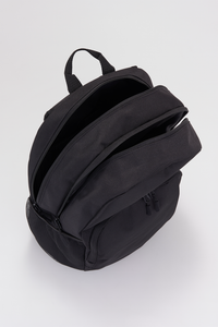 Solid Black Backpack