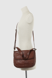 Cora Leather Flapover Bag