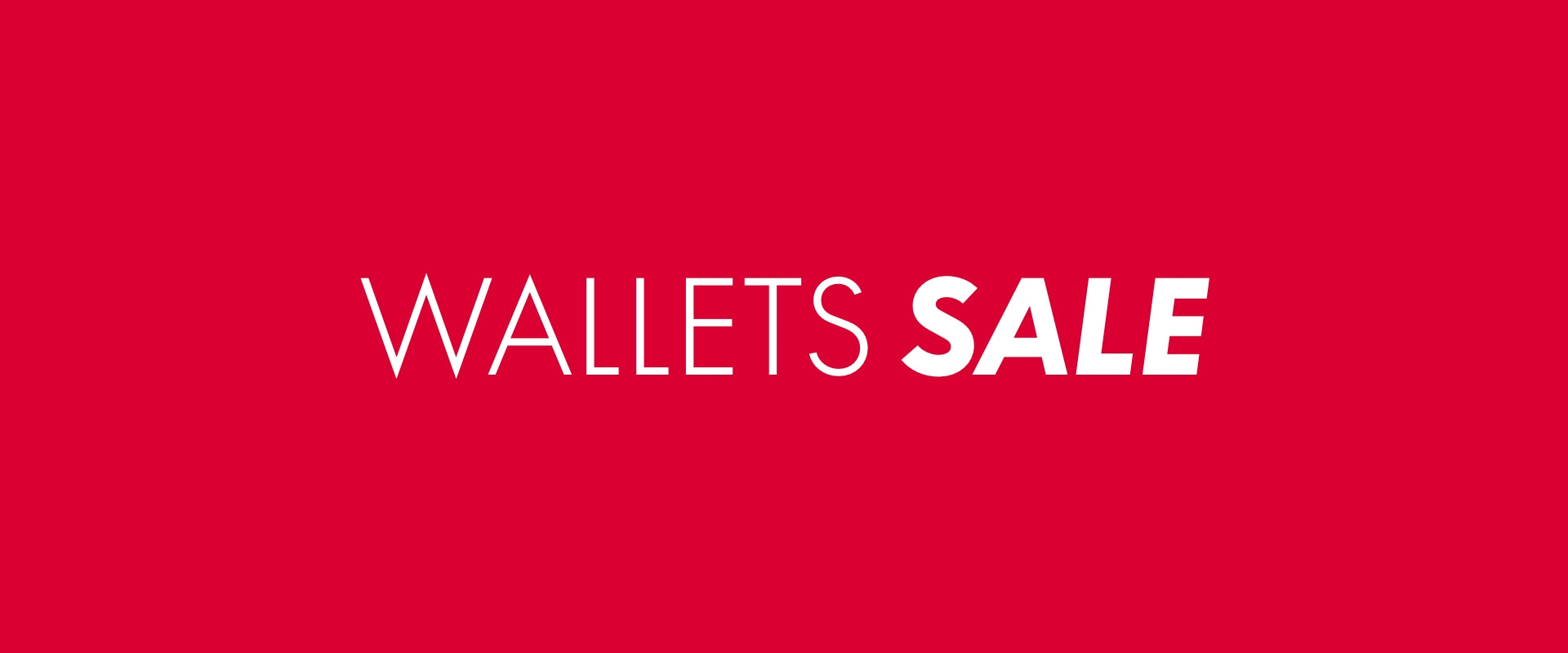 Wallets Sale